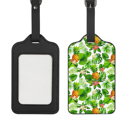Aloha Hawaiian Pineapple Pattern Print Luggage Tag