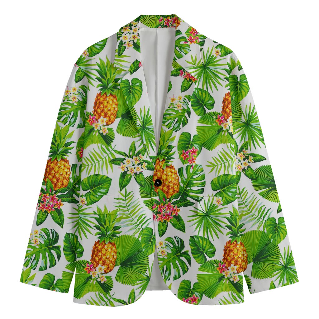 Aloha Hawaiian Pineapple Pattern Print Men's Blazer