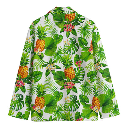 Aloha Hawaiian Pineapple Pattern Print Men's Blazer