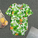 Aloha Hawaiian Pineapple Pattern Print Men's Bodysuit