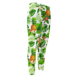 Aloha Hawaiian Pineapple Pattern Print Men's Compression Pants