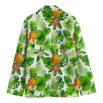 Aloha Hawaiian Pineapple Pattern Print Men's Cotton Blazer