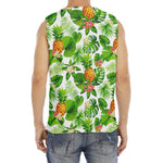 Aloha Hawaiian Pineapple Pattern Print Men's Fitness Tank Top