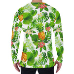 Aloha Hawaiian Pineapple Pattern Print Men's Long Sleeve T-Shirt