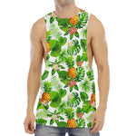 Aloha Hawaiian Pineapple Pattern Print Men's Muscle Tank Top