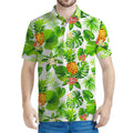 Aloha Hawaiian Pineapple Pattern Print Men's Polo Shirt