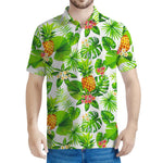 Aloha Hawaiian Pineapple Pattern Print Men's Polo Shirt