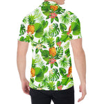 Aloha Hawaiian Pineapple Pattern Print Men's Shirt