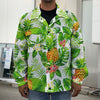 Aloha Hawaiian Pineapple Pattern Print Men's Shirt Jacket