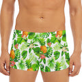 Aloha Hawaiian Pineapple Pattern Print Men's Short Boxer Briefs