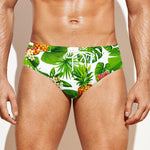 Aloha Hawaiian Pineapple Pattern Print Men's Swim Briefs