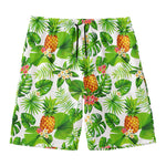 Aloha Hawaiian Pineapple Pattern Print Men's Swim Trunks