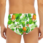 Aloha Hawaiian Pineapple Pattern Print Men's Triangle Swim Briefs