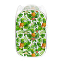 Aloha Hawaiian Pineapple Pattern Print Mesh Laundry Hamper