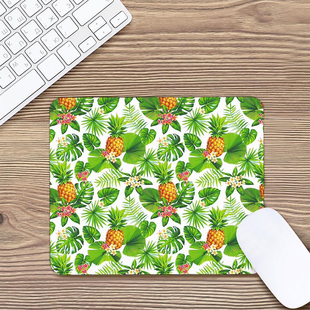 Aloha Hawaiian Pineapple Pattern Print Mouse Pad