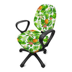 Aloha Hawaiian Pineapple Pattern Print Office Chair Cover