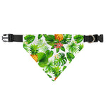 Aloha Hawaiian Pineapple Pattern Print Over The Collar Dog Bandana