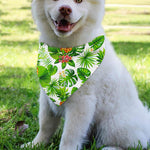 Aloha Hawaiian Pineapple Pattern Print Over The Collar Dog Bandana