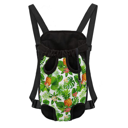 Aloha Hawaiian Pineapple Pattern Print Pet Carrier Backpack