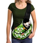 Aloha Hawaiian Pineapple Pattern Print Pet Sling Carrier