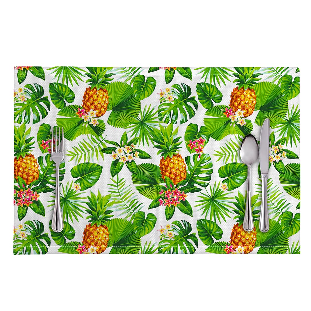 Aloha Hawaiian Pineapple Pattern Print Placemat