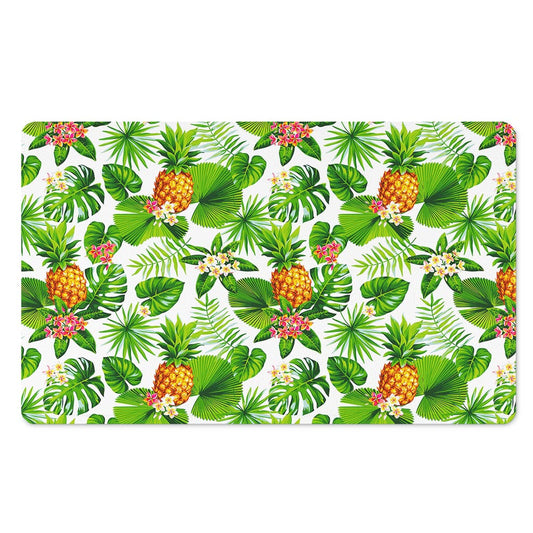 Aloha Hawaiian Pineapple Pattern Print Polyester Doormat