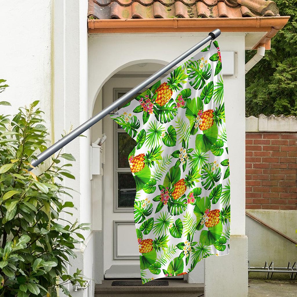 Aloha Hawaiian Pineapple Pattern Print Polyester Flag