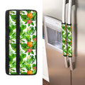 Aloha Hawaiian Pineapple Pattern Print Refrigerator Handle Covers
