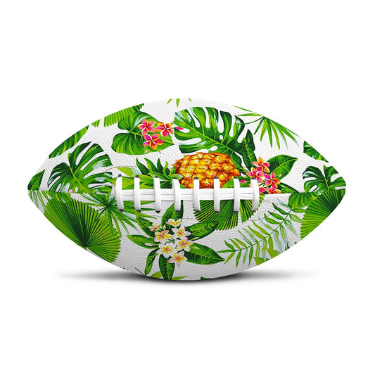 Aloha Hawaiian Pineapple Pattern Print Rugby Ball