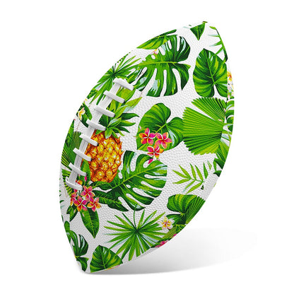 Aloha Hawaiian Pineapple Pattern Print Rugby Ball