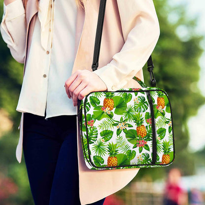 Aloha Hawaiian Pineapple Pattern Print Shoulder Strap Bible Bag
