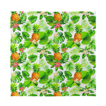 Aloha Hawaiian Pineapple Pattern Print Silk Bandana