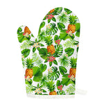 Aloha Hawaiian Pineapple Pattern Print Single Oven Mitt
