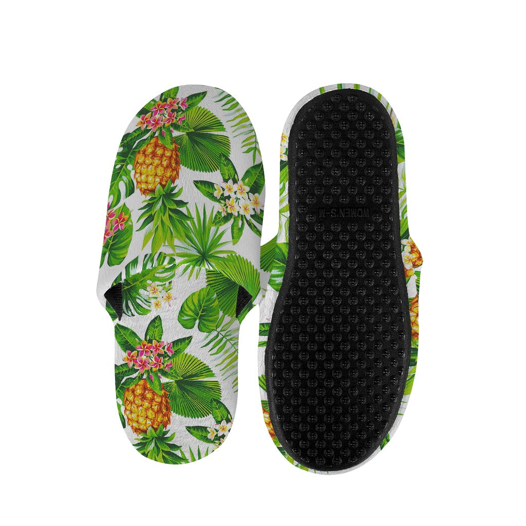Aloha Hawaiian Pineapple Pattern Print Slippers