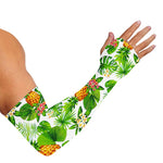 Aloha Hawaiian Pineapple Pattern Print Sun Protection Arm Sleeves