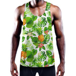 Aloha Hawaiian Pineapple Pattern Print Training Tank Top