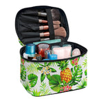 Aloha Hawaiian Pineapple Pattern Print Travel Makeup Bag