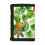 Aloha Hawaiian Pineapple Pattern Print Trifold Wallet