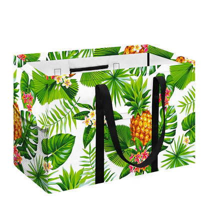 Aloha Hawaiian Pineapple Pattern Print Utility Tote Bag