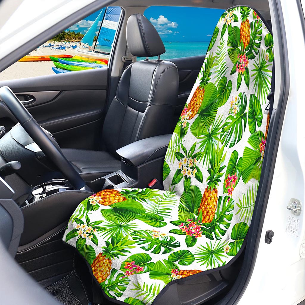 Aloha Hawaiian Pineapple Pattern Print Waterproof Car Seat Cover
