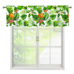 Aloha Hawaiian Pineapple Pattern Print Window Valance