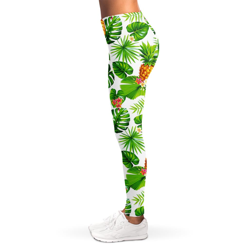 Aloha Hawaiian Pineapple Pattern Print Women's Leggings