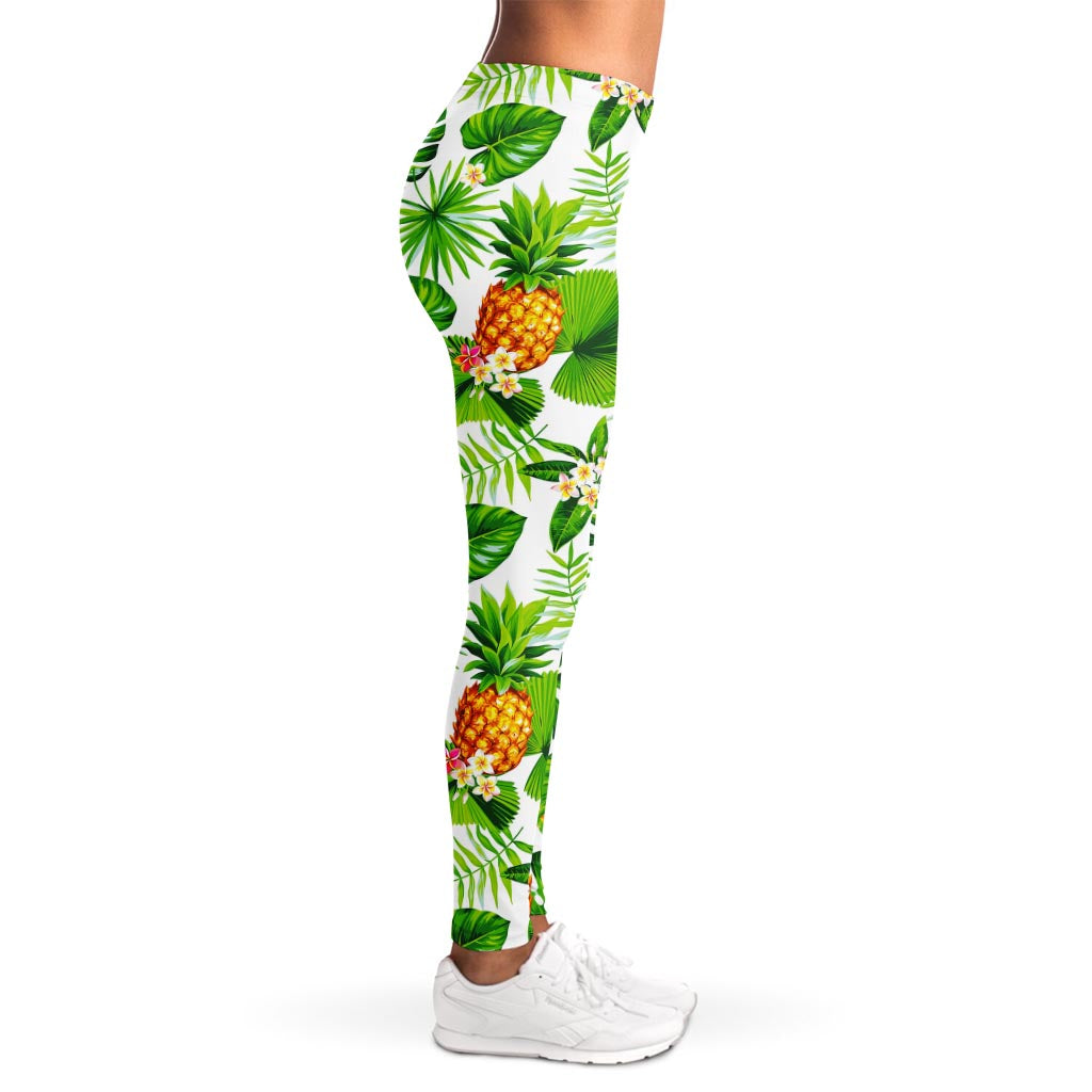 Aloha Hawaiian Pineapple Pattern Print Women's Leggings