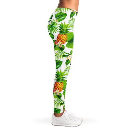 Aloha Hawaiian Pineapple Pattern Print Women's Leggings