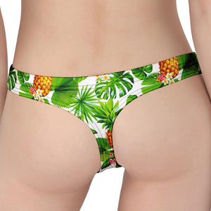 Aloha Hawaiian Pineapple Pattern Print Women's Thong