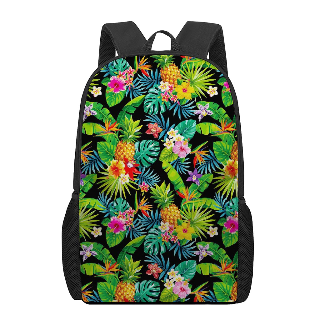 Aloha Hawaiian Tropical Pattern Print 17 Inch Backpack