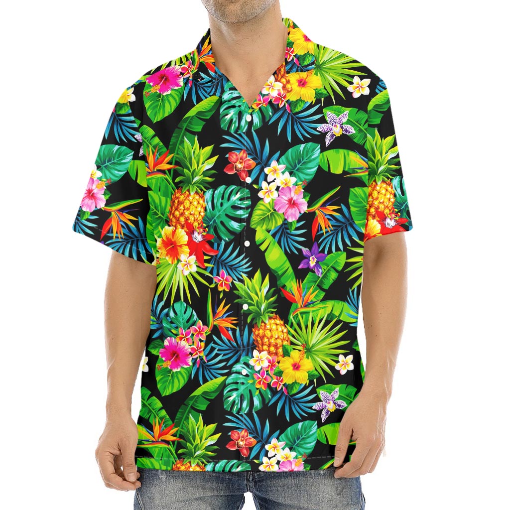 Aloha Hawaiian Tropical Pattern Print Aloha Shirt