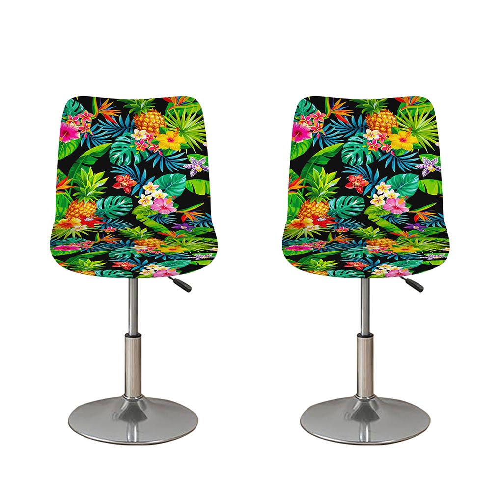Aloha Hawaiian Tropical Pattern Print Bar Stool Covers