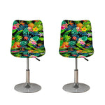Aloha Hawaiian Tropical Pattern Print Bar Stool Covers