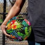 Aloha Hawaiian Tropical Pattern Print Basketball